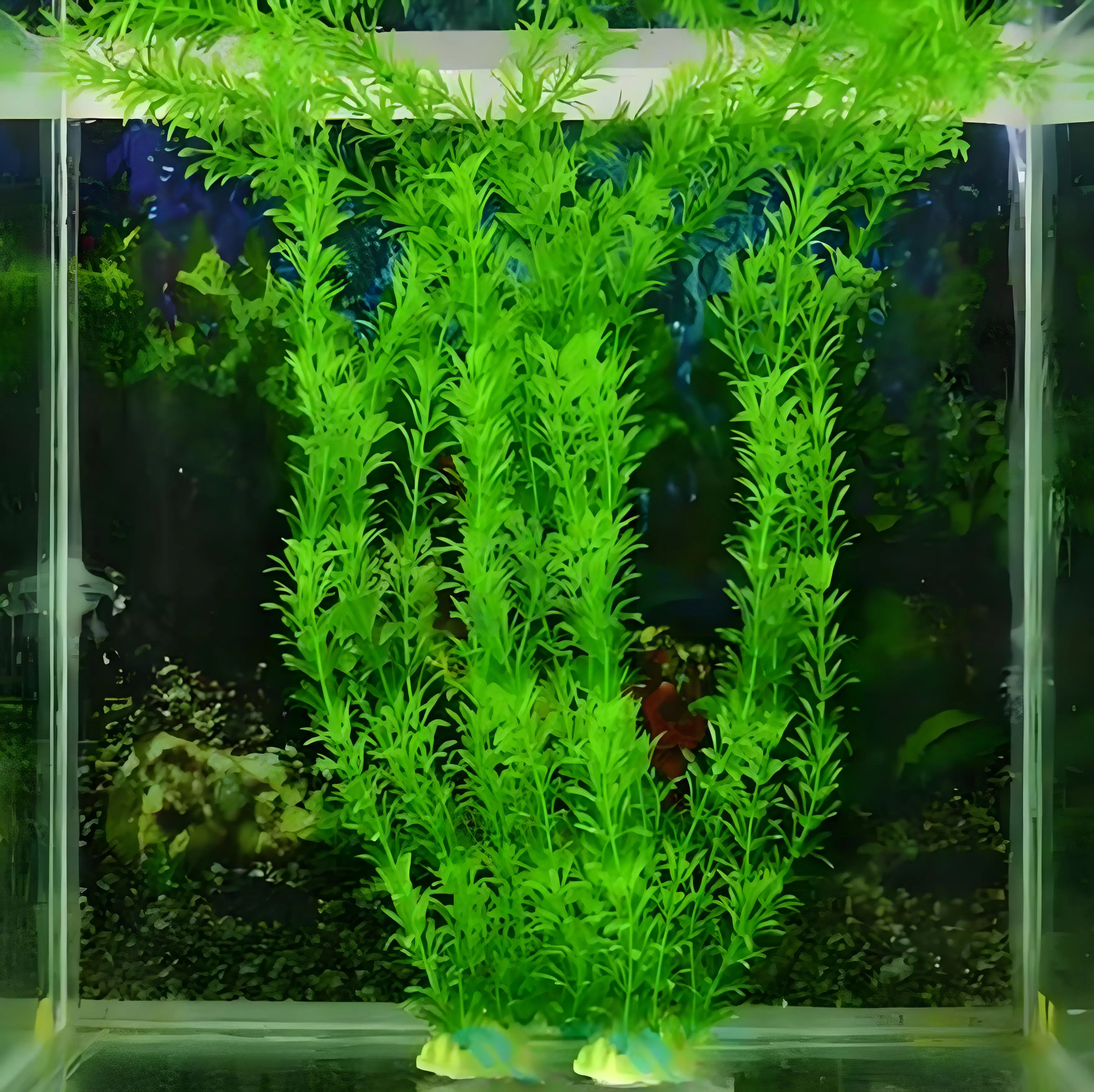 Decoración para plantas de acuario para acuarios, plantas para pecera, pecera, plantas acuáticas, árbol de acuario ZSP02