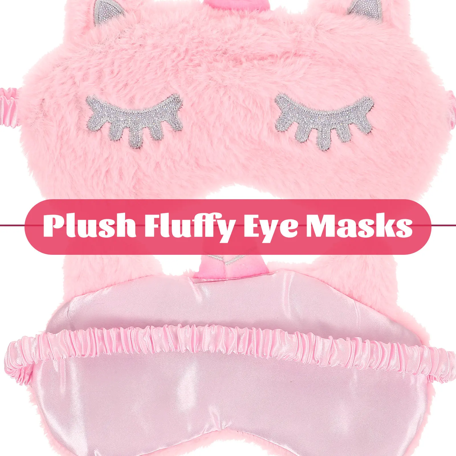 Unicorn Design Eye Cover Soft Breathable Sleep Mask for Night Rest Travel Work Naps Comfortable Elastic Strap All Head Sizes