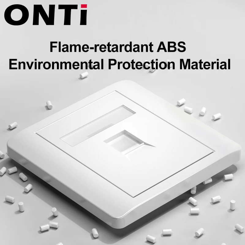 OMAY 86Type Computer Socket Panel Network Module RJ45 Cable CAT5E CAT6/6A/7/8 Interface Outlet Wall Switch Mount Panel Wallplate