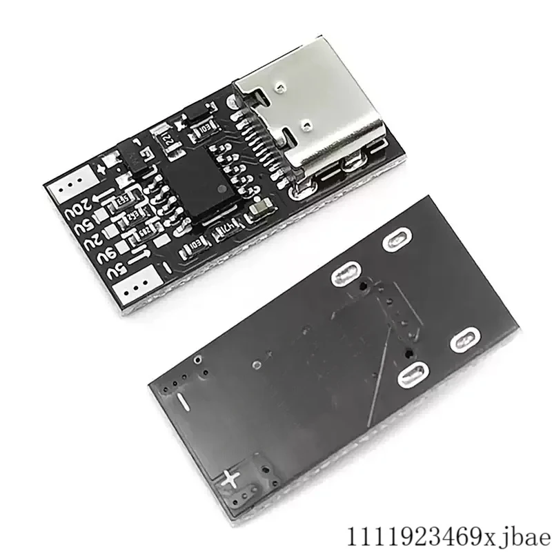 USB-C PD QC Trigger 9V 12V 15V 20V DC Adjustable Voltage Power Module 5A Type-C Female Input Fast Charger Power Delivery Boost