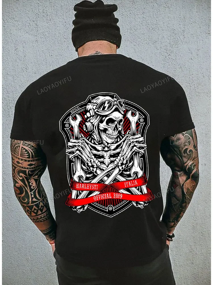 Новая футболка Schwarzes с изображением Иисуса и черепа Железного креста для старых школьников и мотоциклистов Kreuz Dk109, топы для езды на мотоцикле
