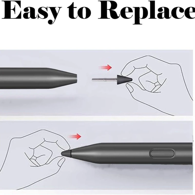 4 قطعة قلم ستايلس تلميح ل Xiaoxin Legion Y700 2023/Pad 2024/AP500U/AP501U استبدال المناقير نصائح-A09I