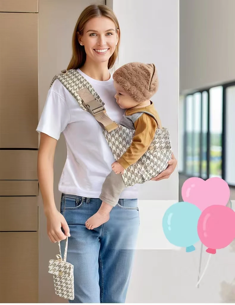 Baby Sling Wrap Newborn Carrier Multifunction Infant Nursing Cover Carrier Breastfeeding Outdoor Travel Baby Carrier 0-36 Months view 6