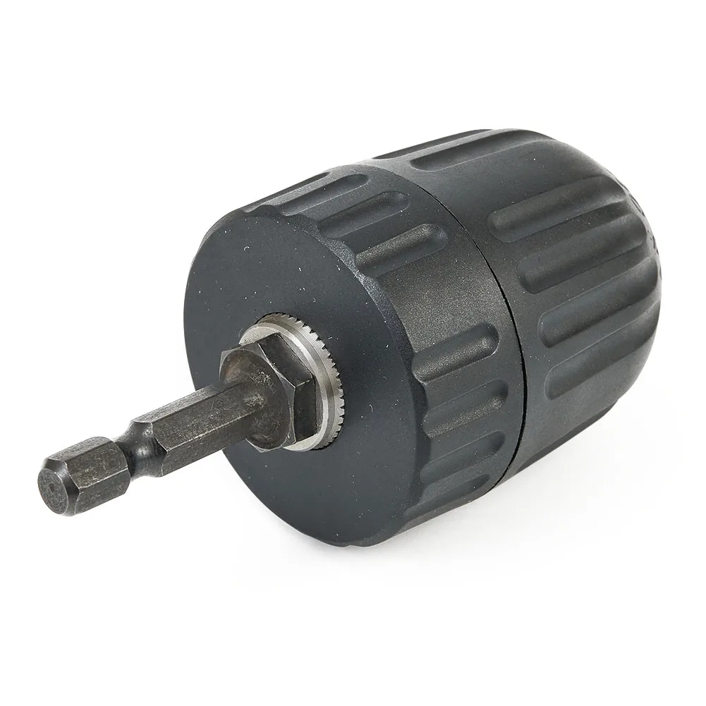 Quick Change Keyless Drill Bit Chuck Adapter 0 810mm with Hex Shank Driver Compatible with 9 3mm Axle and 1/4 Hex Chuck
