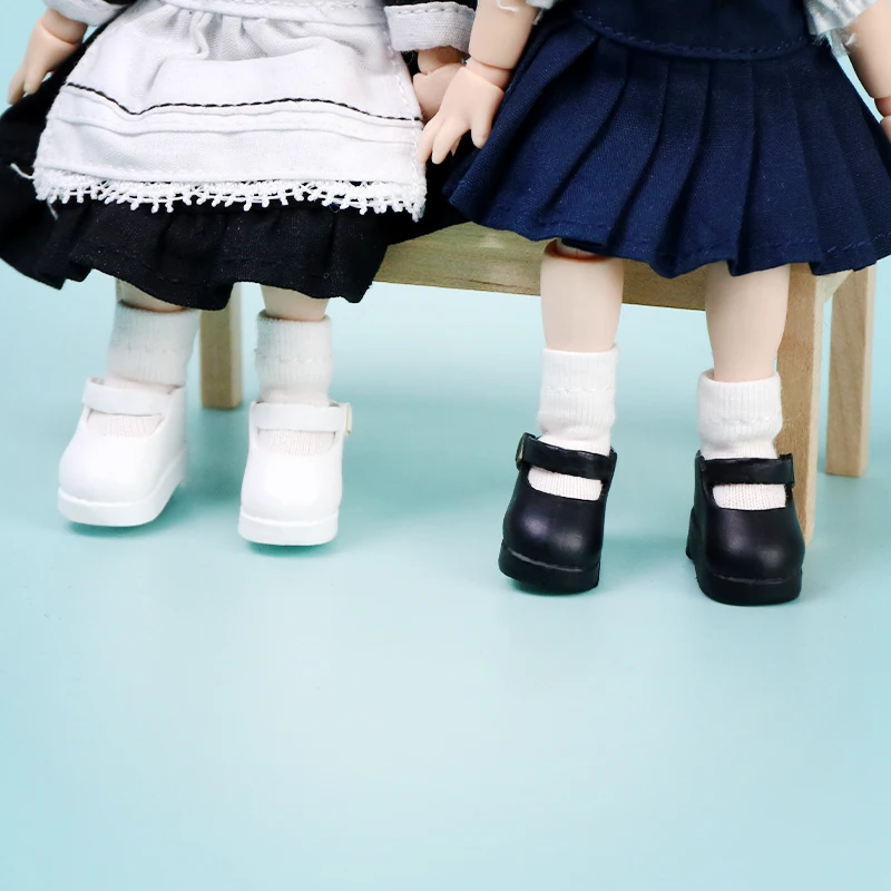 OB11 Doll Uniform Shoes OB11 Accessories 1/12 Bjd Doll Shoes Decoration Detachable Doll PVC Material Three Colors