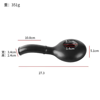Handgefertigte Keramik-Kaffeeröster müssen Feuer in die Röstmaschine geröstet werden, für Kaffeebohnen, Heimcafé mit PU-Griff, 80–150 g