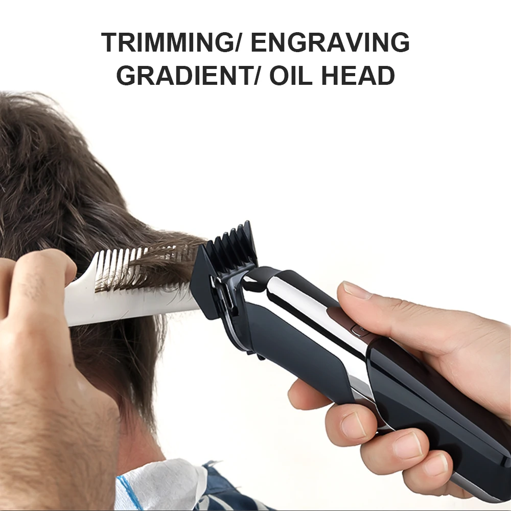 Cordless Ear Nose Hair Trimmer 6 in 1  Electric Beard Trimming Shaving Machine Cutting Body Facial All-in-one Mens Hair Clipper