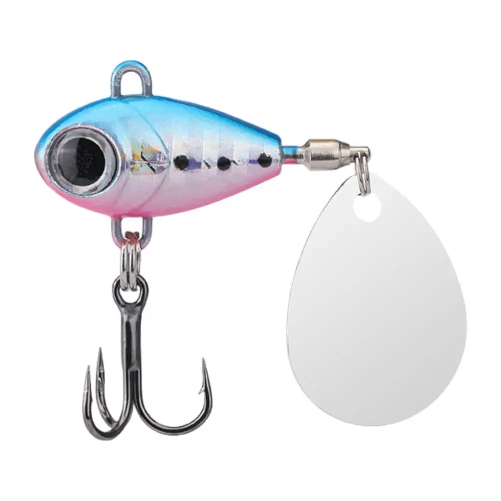 3d Eyes Fishing Bait Fishing Lure with Spinner High-quality Vib Fishing Lure with Treble Hook for Freshwater for Ultimate