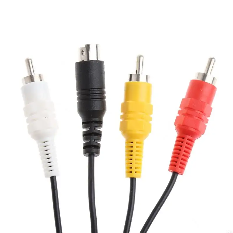 N7MC 1.8M/6FT Multifunction Video A/V Cable Cord RCA for 64 N64 GameCube for NGC SNES for SFC Console