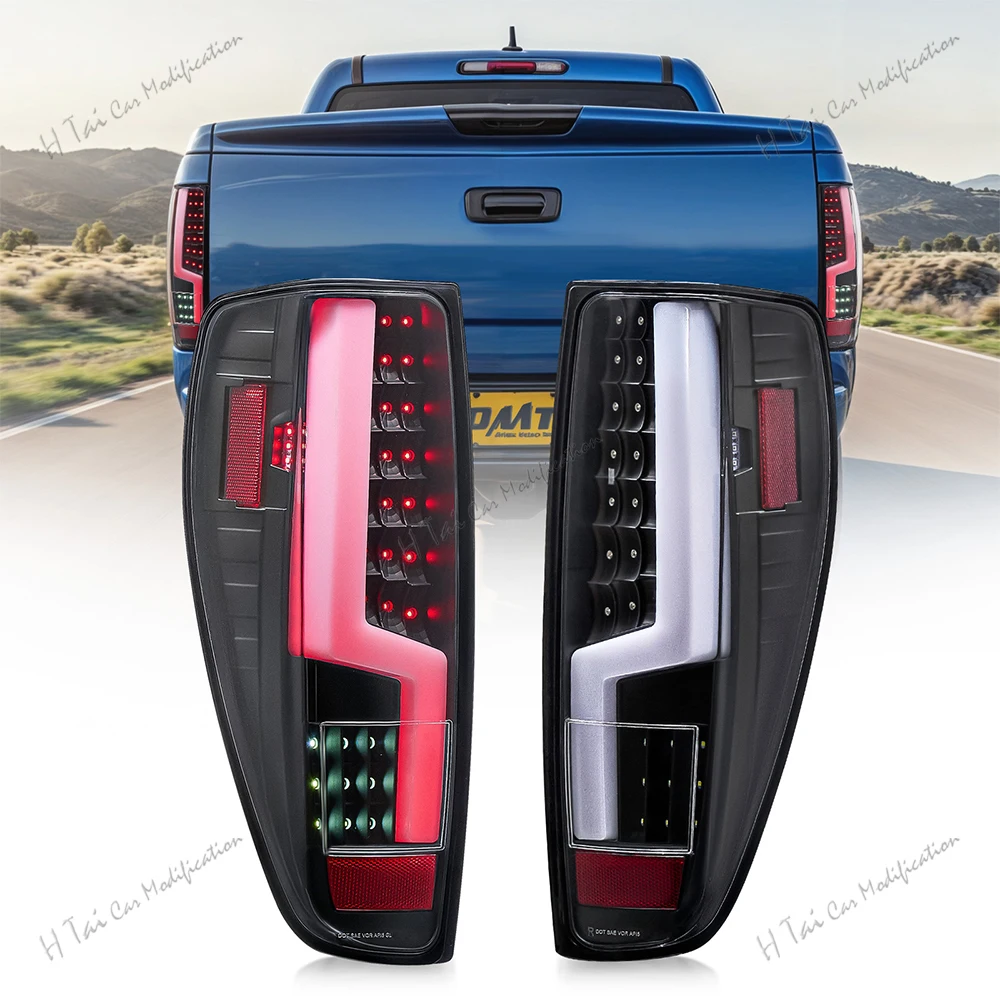 Pair LED Tail Lights For 2004-2012 Chevy Colorado GMC Canyon Rear Lamps Taillights Rear Brake Light Car Tail Light Assemblies