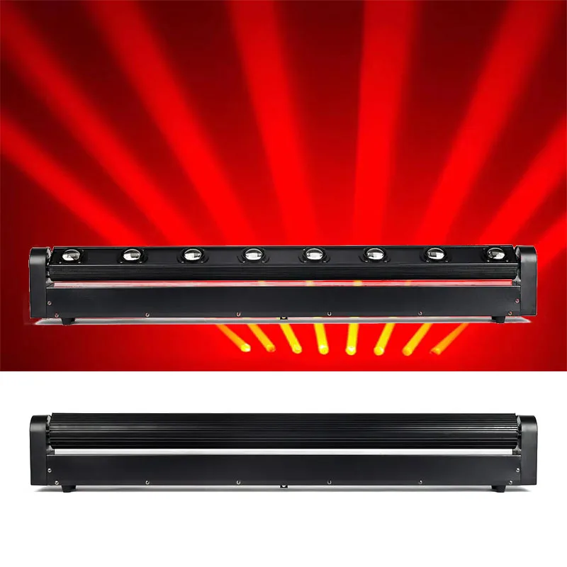 

8 Eyes 8x10W RGBW 4in1 LED Beam Pixel Moving Head Bar Light for Bar DJ Disco Party