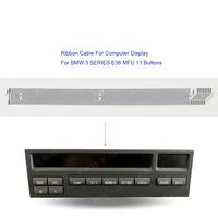 COMPUTER OBC DISPLAY 11 BUTTONS CARBON RIBBON CABLE CONNECTOR FOR BMW 3 SERIES E36 MFU ON-BOARD