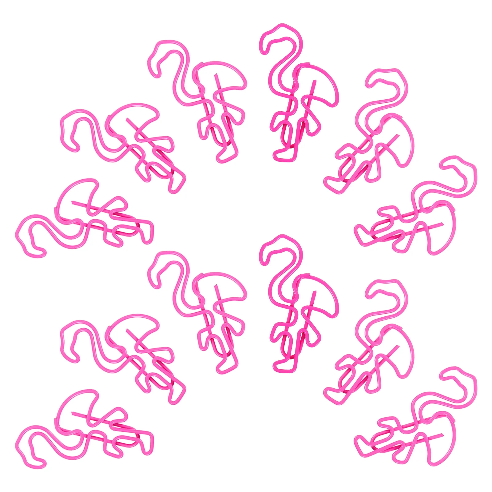 

30 Pcs Flamingo Party Decorations Office Paper Clip Cute Stationary Metal Clips