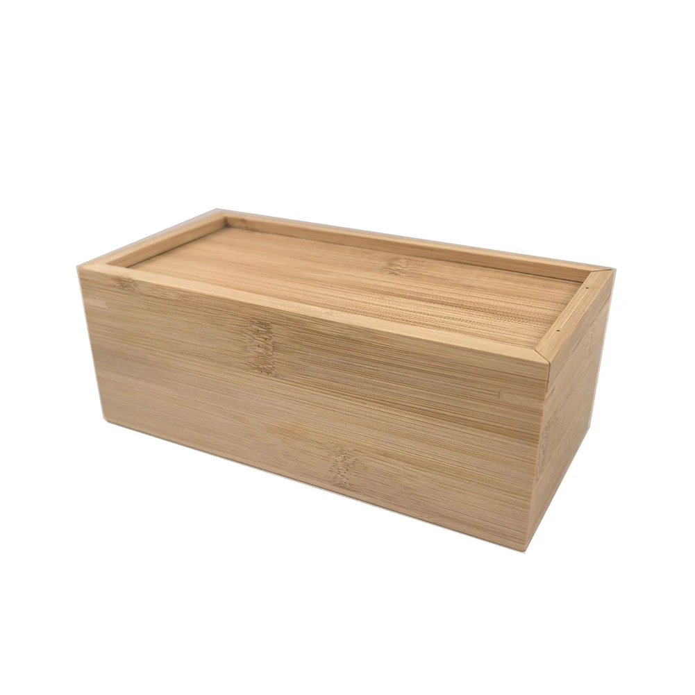 Wooden Storage Box Pull-out Box Storage Box With Cover Sliding Box Cosmetics Sundries Storage Box Wood Jewelry Organizer Case