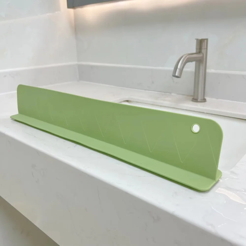 Multi-functional Soft Silicone Splash Guard Kitchen Sink Oil-Proof Water Baffle Bar Sucker Sink Organizer Household Products