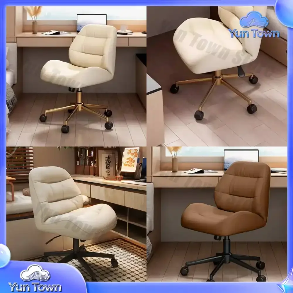 Luxury Women Office Chair Relax Luxairy Waterproof Rotating Office Chair Executive White Cadeira Para Escritorio Furniture
