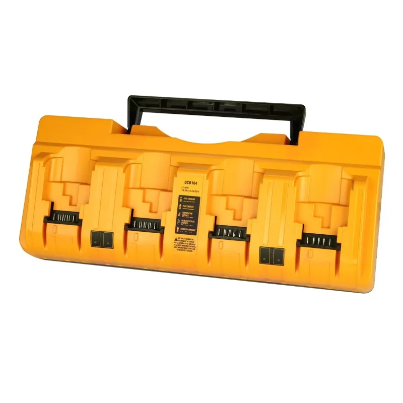 

4 Ports DCB104 Power Tool Battery Charger for 20V DCB200B DCB206 Li-ion Battery 3A Fast Charger for Dewats 20V Lithium Battery