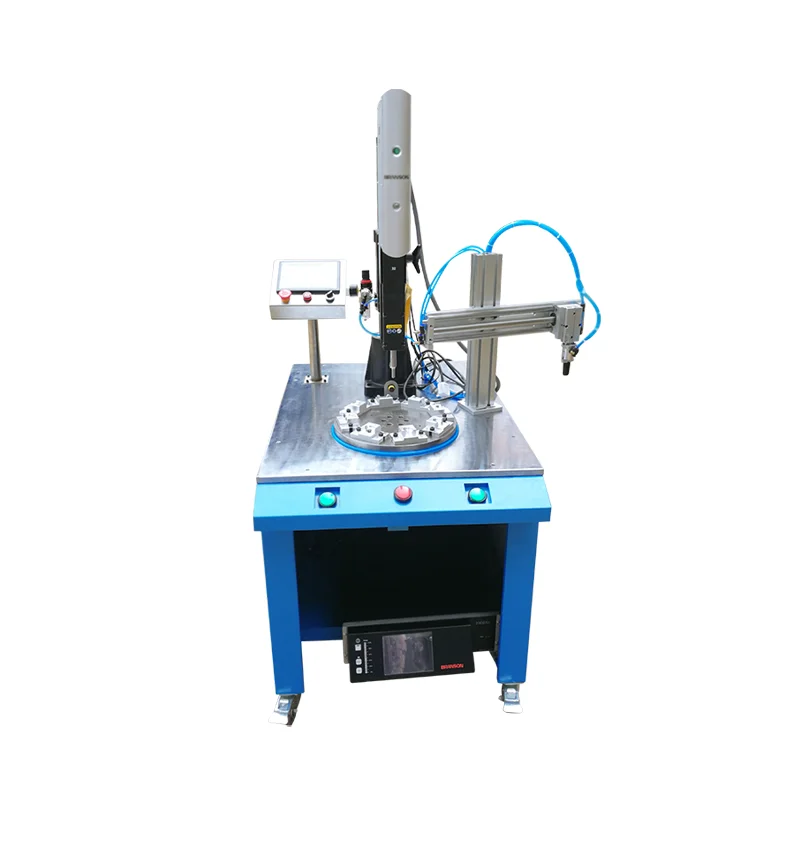 High-Speed Automatic Rotary Melting Ultrasonic Spin Plastic Water Filter Cartridges Machine Ultrasonic Rotary Welder for PVC