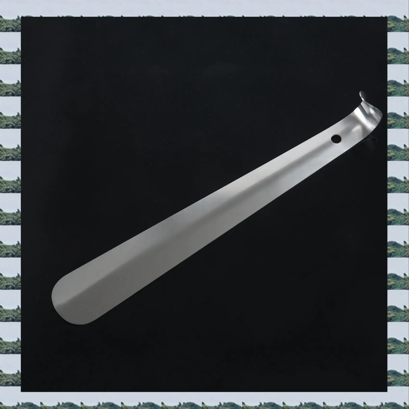 

ABQR 2X Stainless Steel Extra Long Handled Shoe Horn Shoe Lifter Durable Tool Silver, 30Cm/11.8Inch