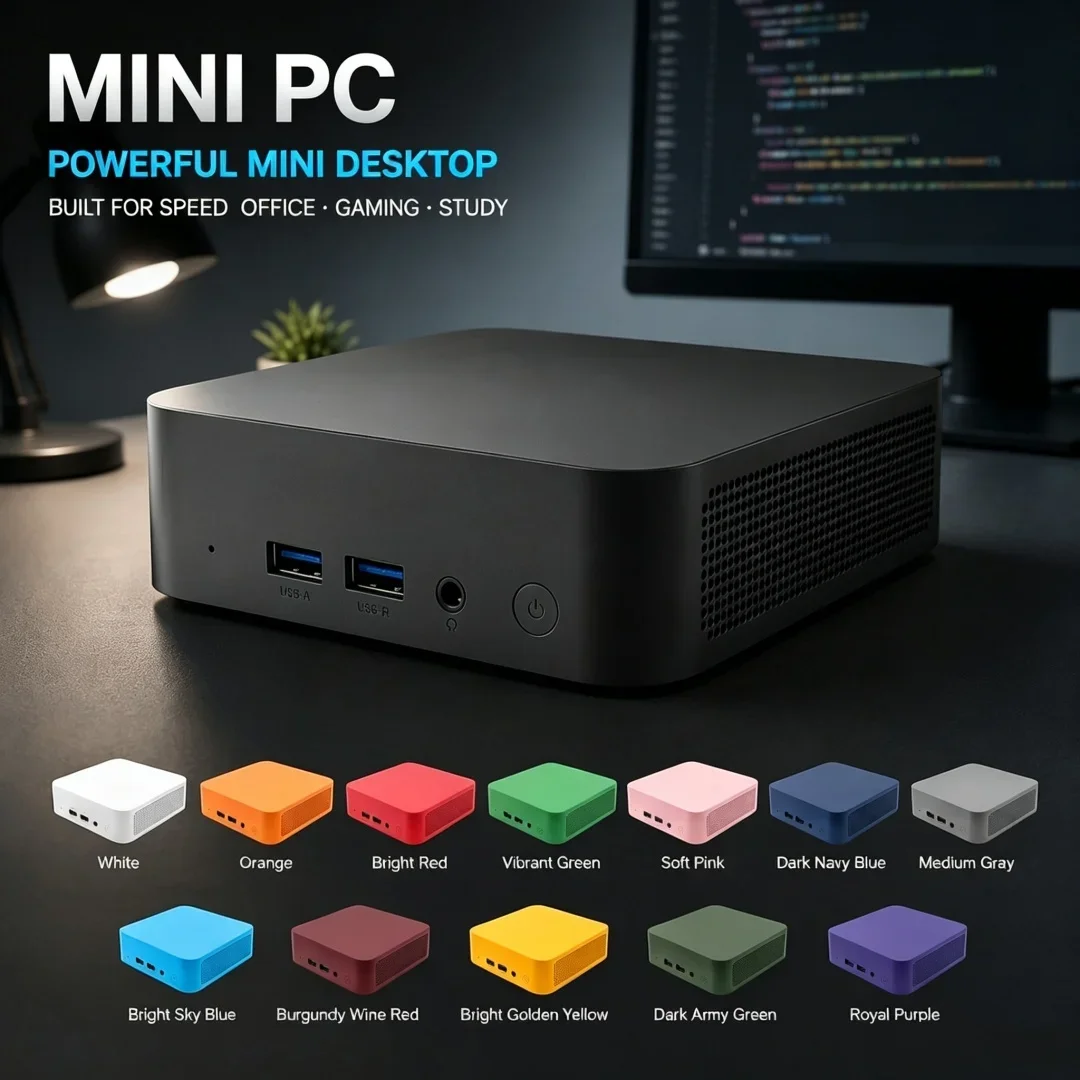 2026 Mini PC Core i9 10980HK Windows 11 Computer 16GB RAM 1TB M.2 SSD Portable Gaming Computer 60Hz 4K HD Mini Desktop PC Gamer