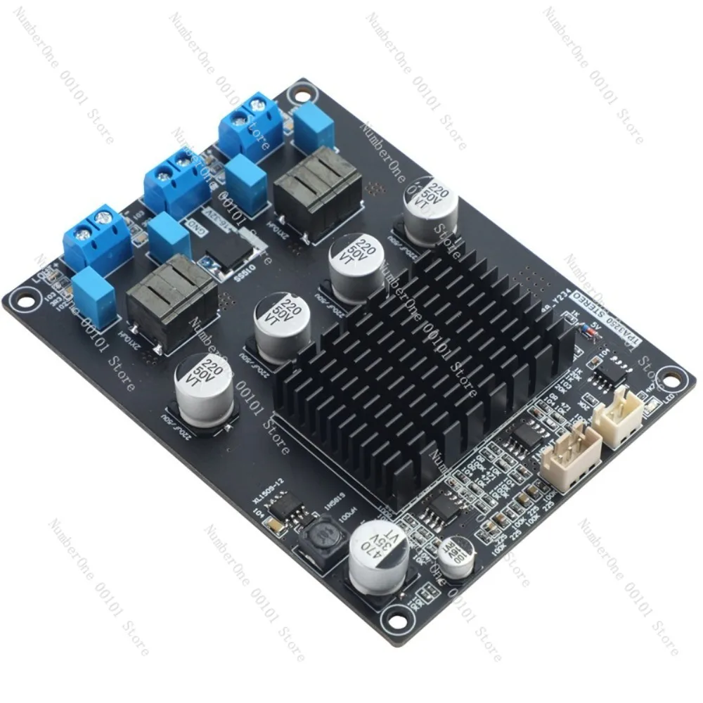 Tpa3250 dual-channel audiophile digital hi-fi class-d high-power stereo amplifier board 130w*2
