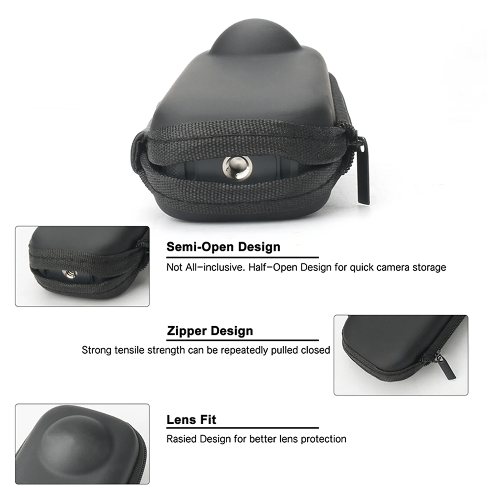 1Pcs Mini EVA Protective Bag For Insta360 X4 Anti-scratch Portable Storage Bag For Insta360 X4 Action Camera Accessory