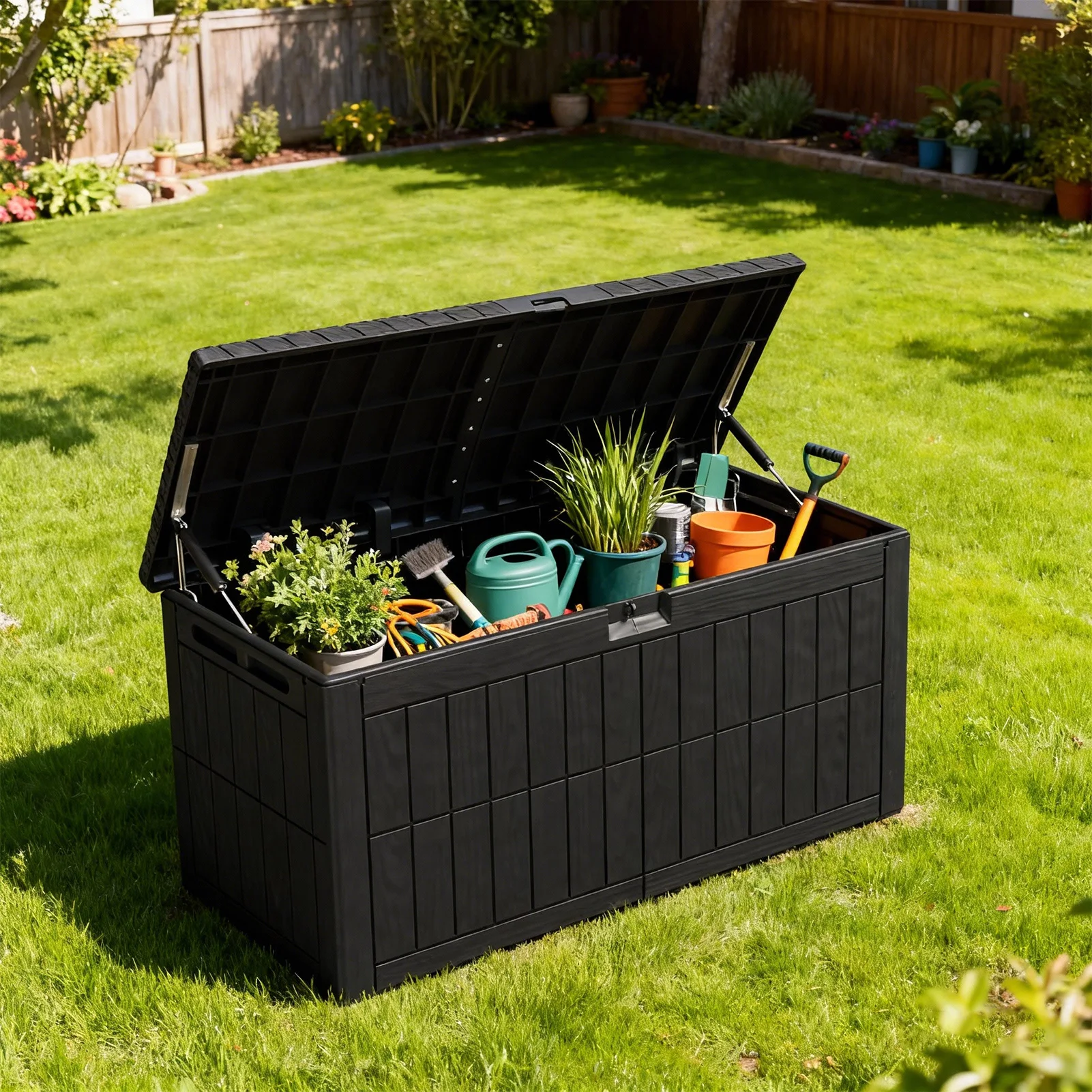 100 Gallon Outdoor Storage Box - Outdoor Furniture With Storage For Cushions ulasan dan harga