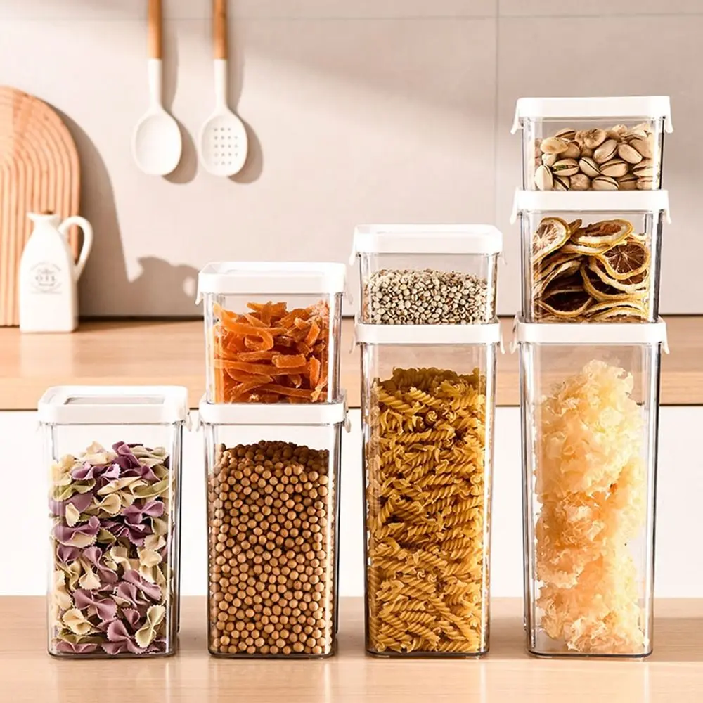 Kitchen Sealed Grain Container Food Container Plastic Snack Storage Container Coffee Storage Container Dry Fruit Storage Box