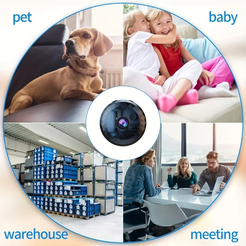 1080P HD Camera Mini Wifi Wireless Security Camera Security Protection Voice Video Surveillance Night Version Camcorder 2024