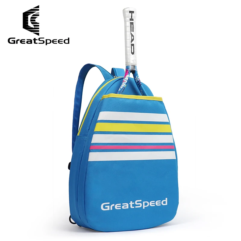 2022 GreatSpeed Children Teenagers Tennis Bag Portable 2 Pack Badminton Backpack Youth Outdoor Sports Gym Shoulder Bags Handbag