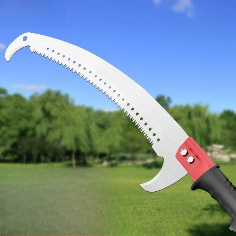 Electric high branch saw garden fruit tree pruning saw tree artifact stainless steel telescopic rod branch high altitude saw