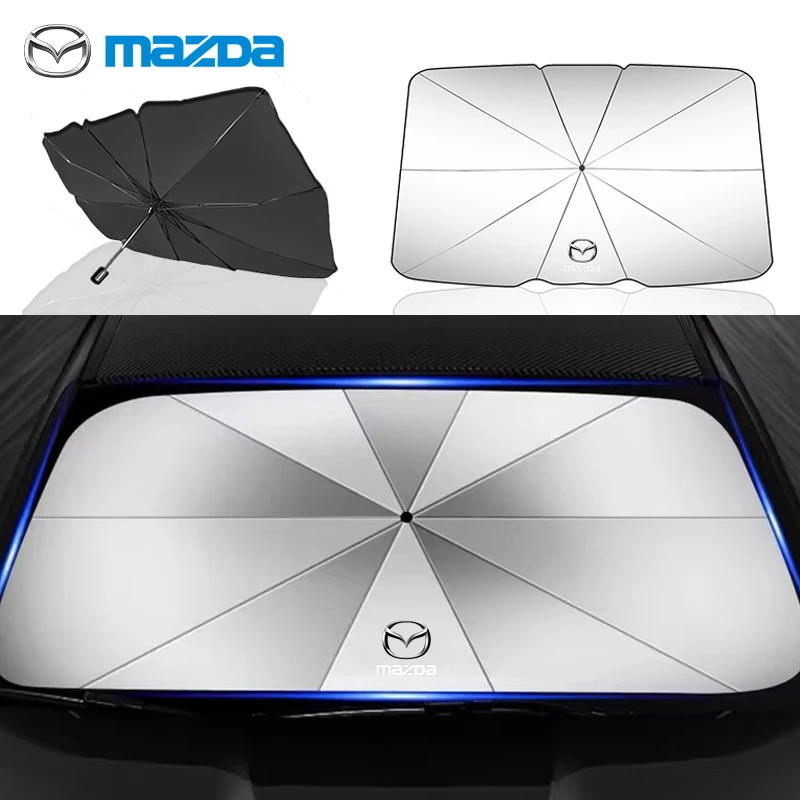 Car Sun Visor Front Windshield Parasol For Mazda 3 BK BL Axela 2 5 CX5 CX6 CX-4 Mazda 6 GH GG CX-7 MX5 RX8 Ms M3 M5 M6 MX3