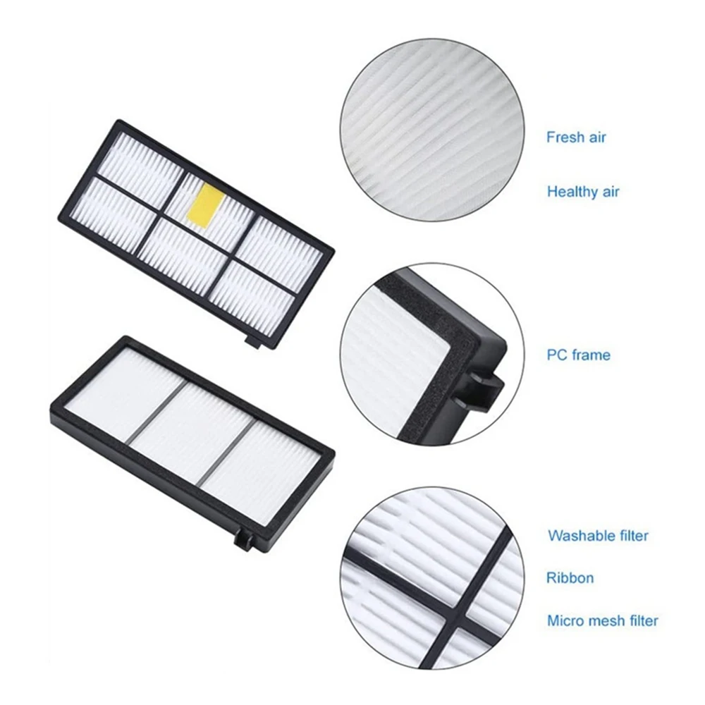 Robô Aspirador de Peças Acessórios, Irobot Roomba 800, 900 Series, 860, 870, 880, 890, 960, 980, 990, 10pcs