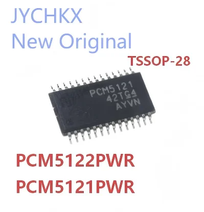 5-10/PCS PCM5121PW PCM5122PWR TSSOP28 Surface‑Mount Stereo DAC IC High‑Resolution Audio Decoder Chip For Audio Equipment Repair