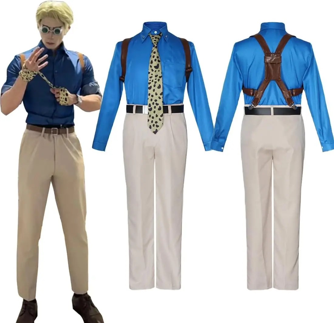 Jujutsu Kaisen Kento Nanami cosplay anime Helloween Suit Holster, Sexy Lingerie Clubwear Costume for Halloween Party & Carnival view 3