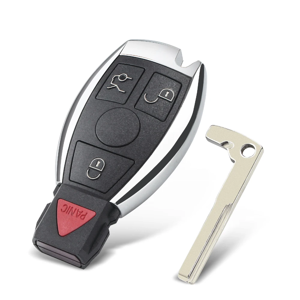 Dandkey 3+1/4 Buttons Fob For Mercedes Benz W169 W203 W210 W215 W219 W906 2001-2010 IYZ3312 315MHz Entry Smart Remote Car Key