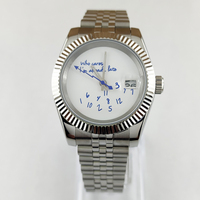 39mm/36mm case NH35 Watch Who cares, I'm already late watch Men's luxurious Watch Suitable for NH35 Automatic Movement watch