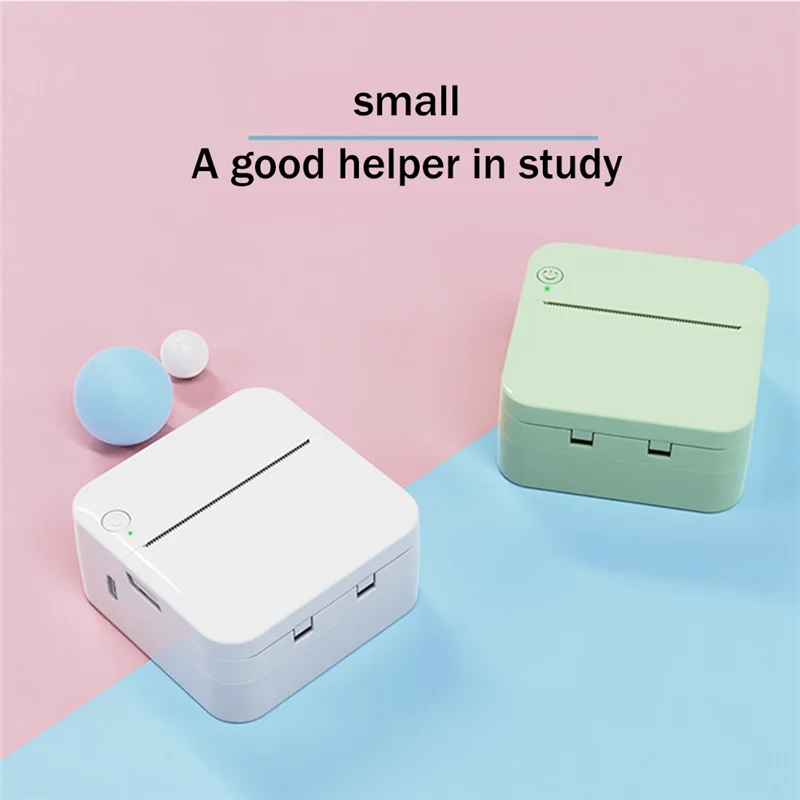 

BZJ-mMini Pocket Printer Memo Account Photo Printers Portable Bluetooth Thermal Label Printer Small Home Printer