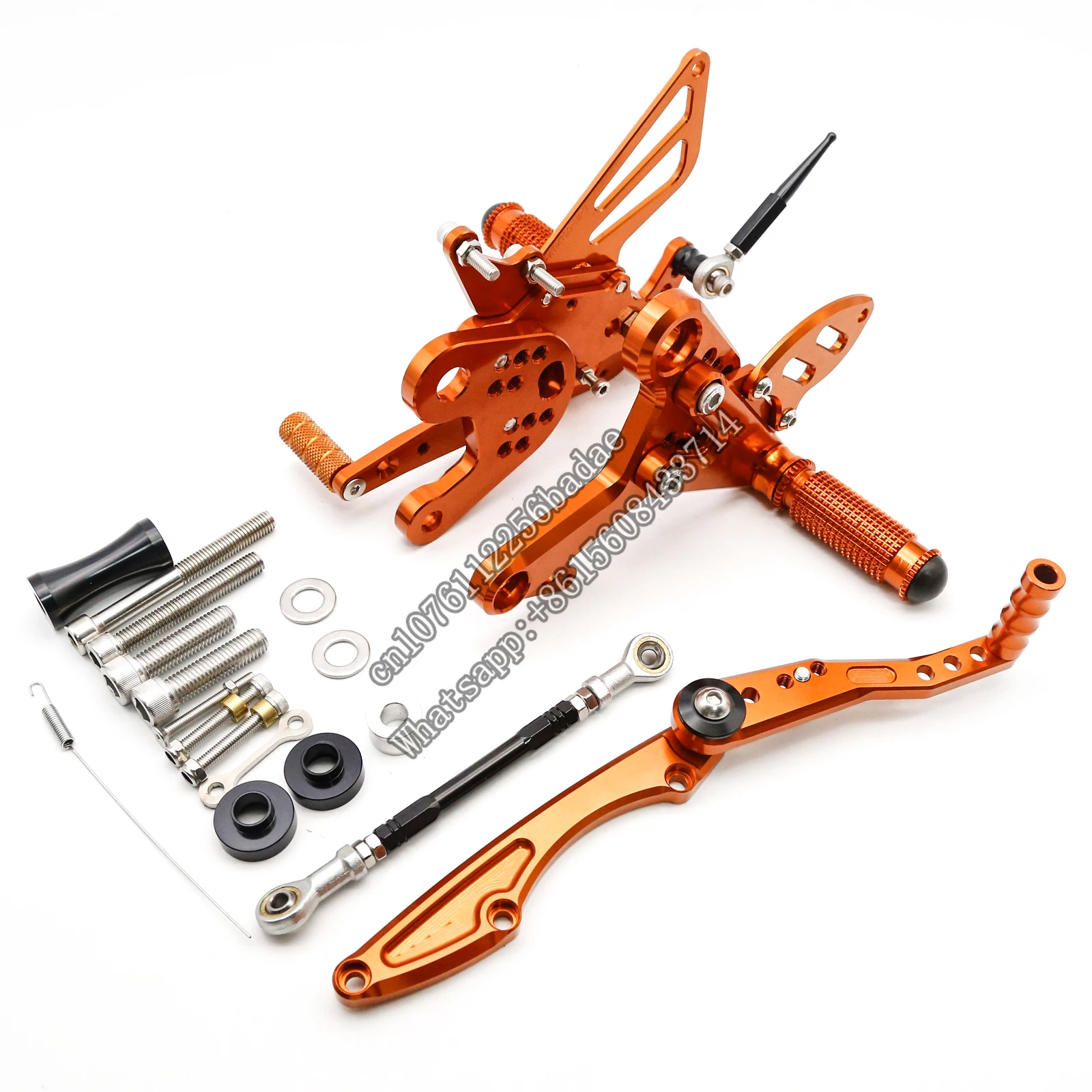 

790 cnc aluminum alloy anodized color motorcycle rear sets for ktm