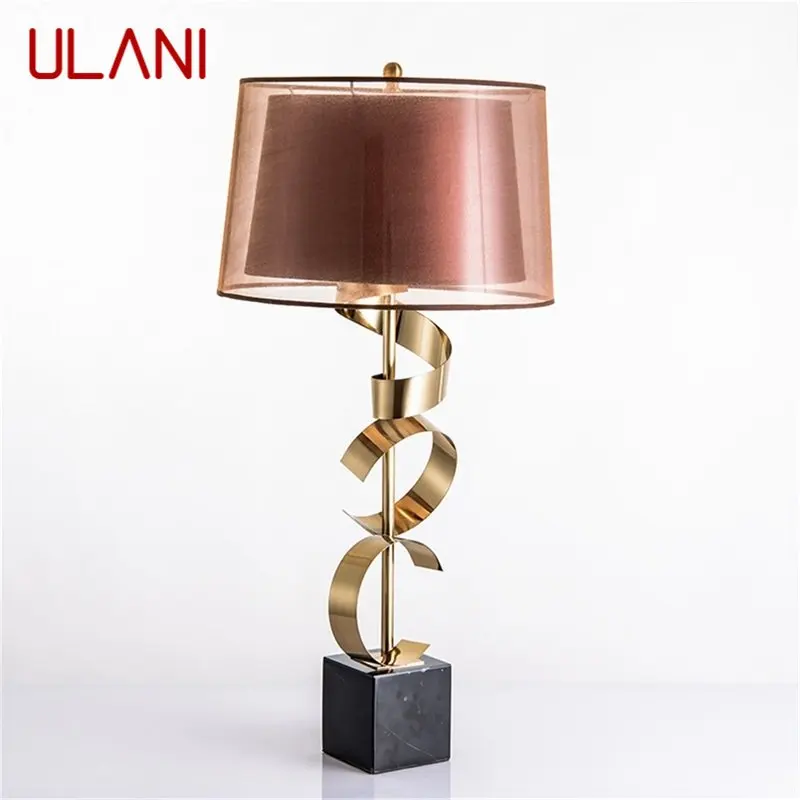 ULANI Contemporary Table Lamp Creative LED Luxury Vintage Desk Light Fashion for Home Hotel Bedroom Living Room Decor