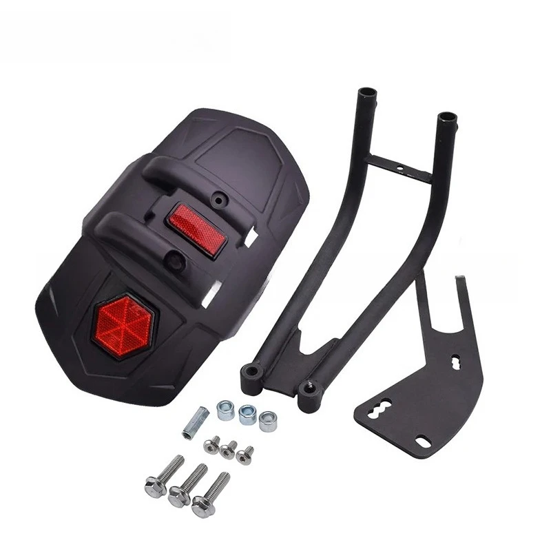 واقي الطين الممتد للحاجز الخلفي للدراجات النارية العالمية لسباقات الدراجات النارية في الشوارع، بديل سهل التركيب #2