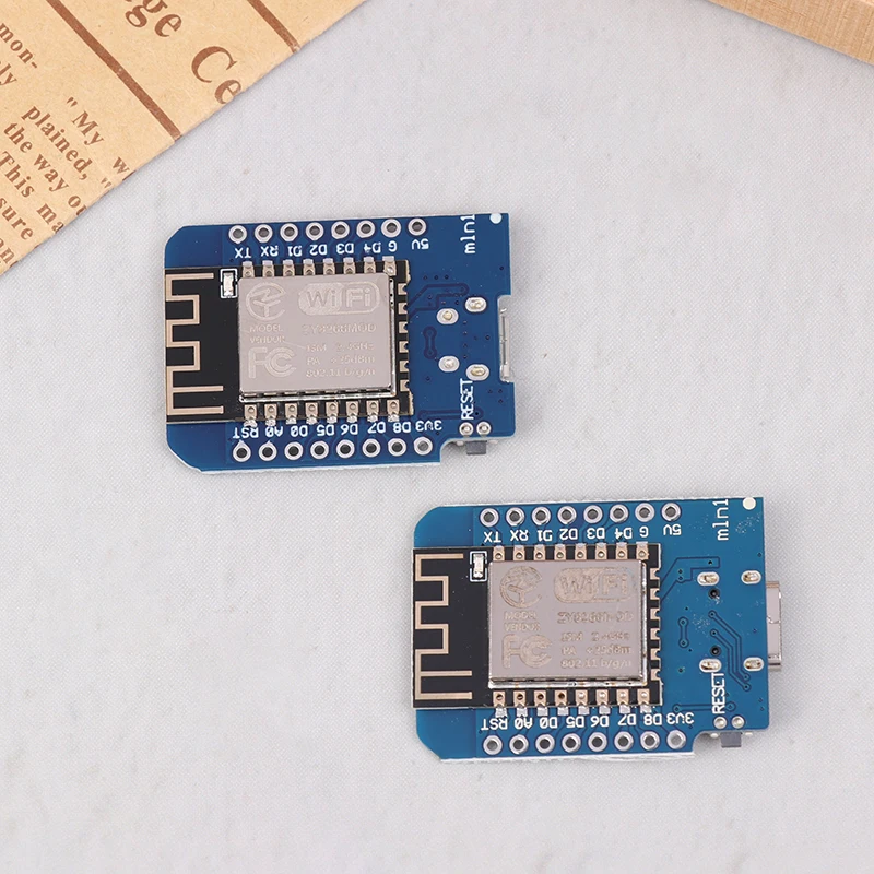 D1 Mini TYPE-C/MICRO ESP8266 ESP-12F CH340G Mini WIFI макетная плата 3,3 V с контактами