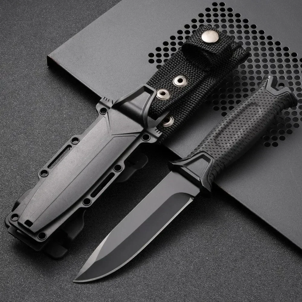 Messer mit feststehender Klinge für Outdoor, Freizeit, Trekking, Grillen, Jagd, Angeln, tragbares EDC, Urlaubsgeschenke, unverzichtbares Ausrüstungswerkzeug
