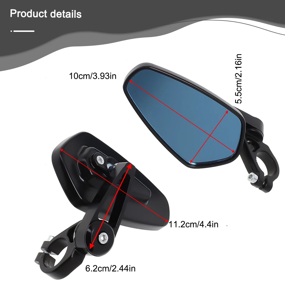 For S1000R Motorcycle Handlebar End Mirror CNC Aluminum Handlebar Mirror Handlebar Mirror Bar End Mirror For S1000R