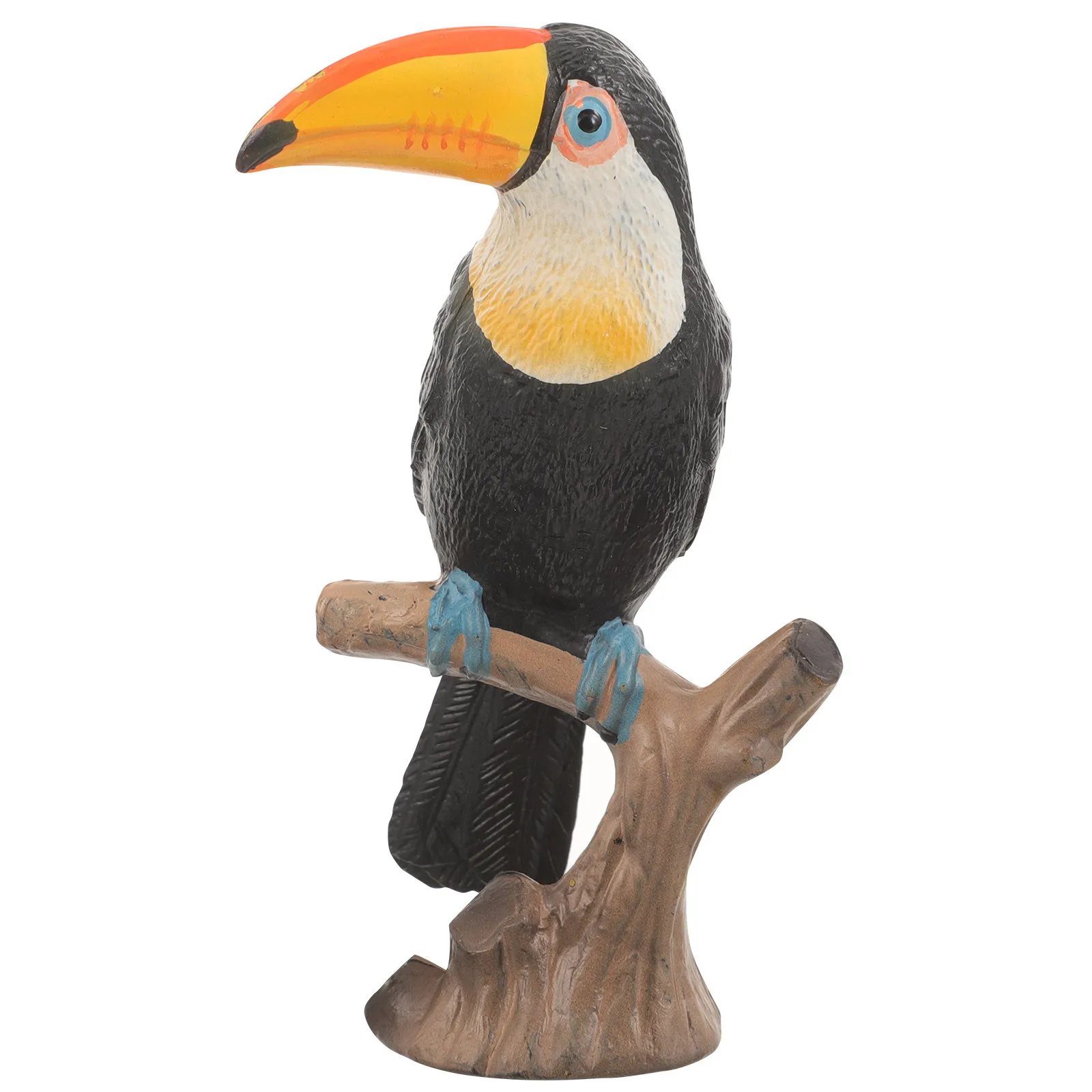 

Vivid Realistic Toucan Ornament PVC Simulation Bird for Home Office Decor Photography Prop Classroom Teaching Wild Animal