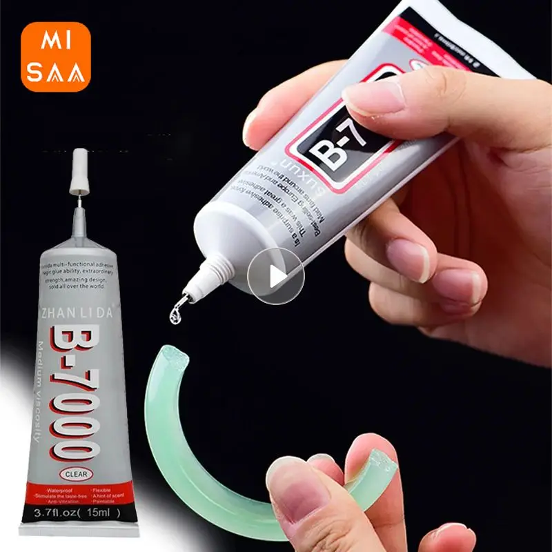 household B-7000 Multi Purpose Super Glue Glass Glue Strong Epoxy Resin Diy Crafts Glass Touch Screen Phone Nail Strong Glue