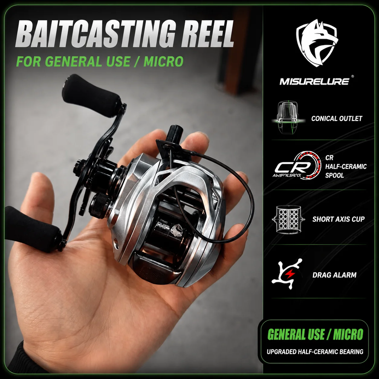 misurelure-jhu-air-pro-mulinello-da-baitcasting-con-ingranaggi-in-ottone-frizione-da-5-kg-2-rapporti-di-recupero-cuscinetti-semi-ceramici-allarme-frizione-di-5a-generazione