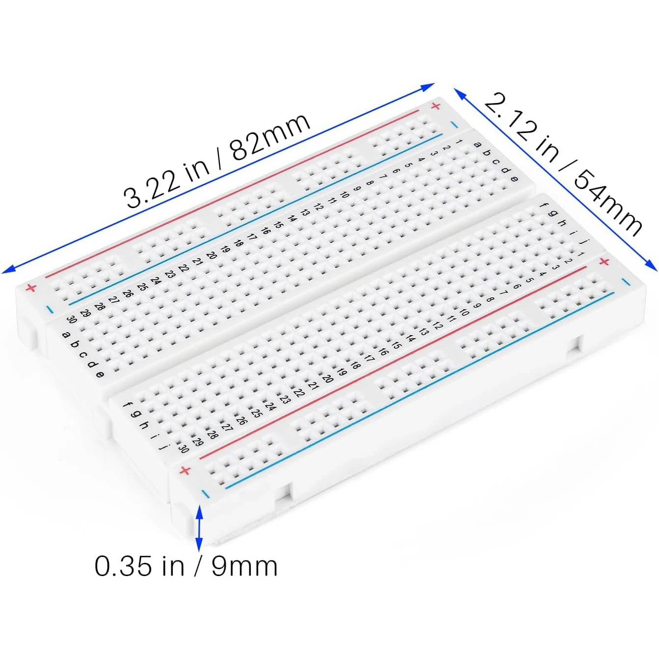 400 Point Breadboard Kit Solderless Breadboards for Arduino Project Small Bread Board Electronics Circuits PCB Prototype Board