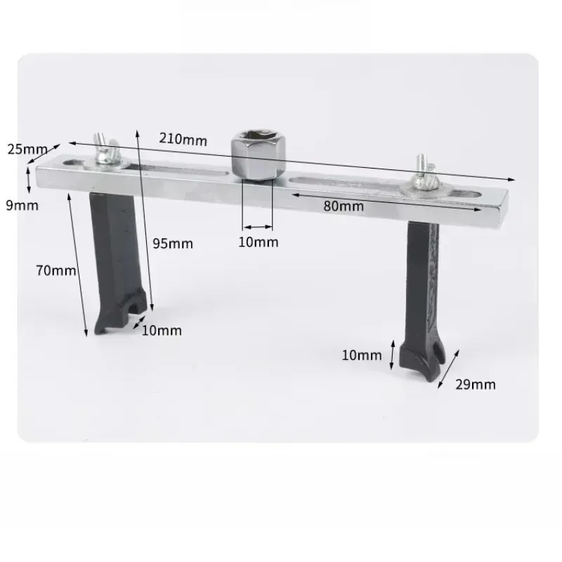

Универсальный ключ для 2-х челюстей, инструменты для снятия рычага крышки масляного бака автомобиля, гаечный ключ для замены крышки топливного насоса, аксессуары для мотоциклов