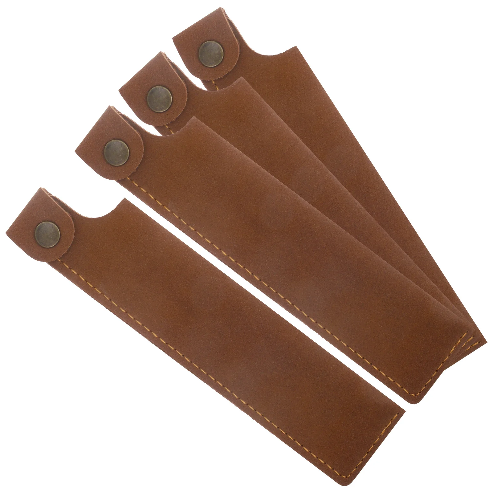 

4Pcs Pen Sleeve Case Practical and Useful for Organizing Pens and Pencils Easy Insert Remove Hold Tightly PU Pen Sleeves